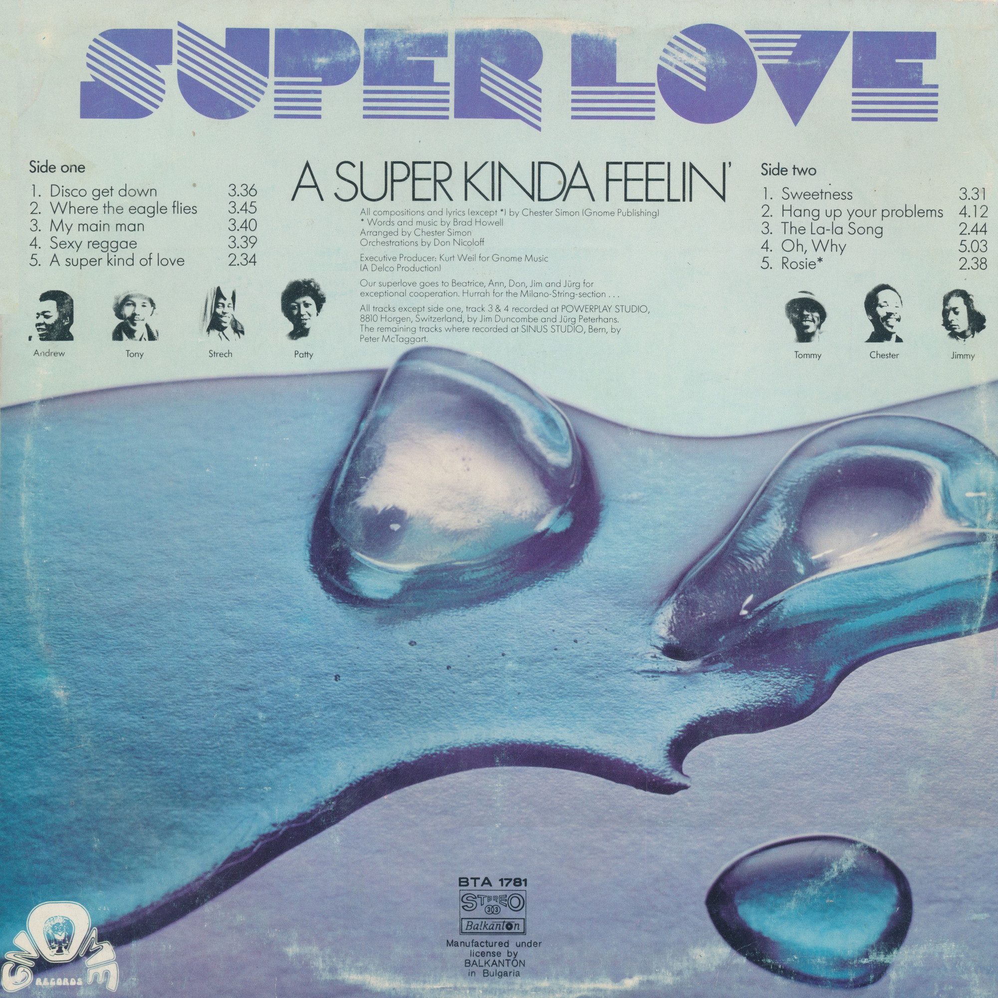 Super Love ‎– A Super Kinda Feelin'