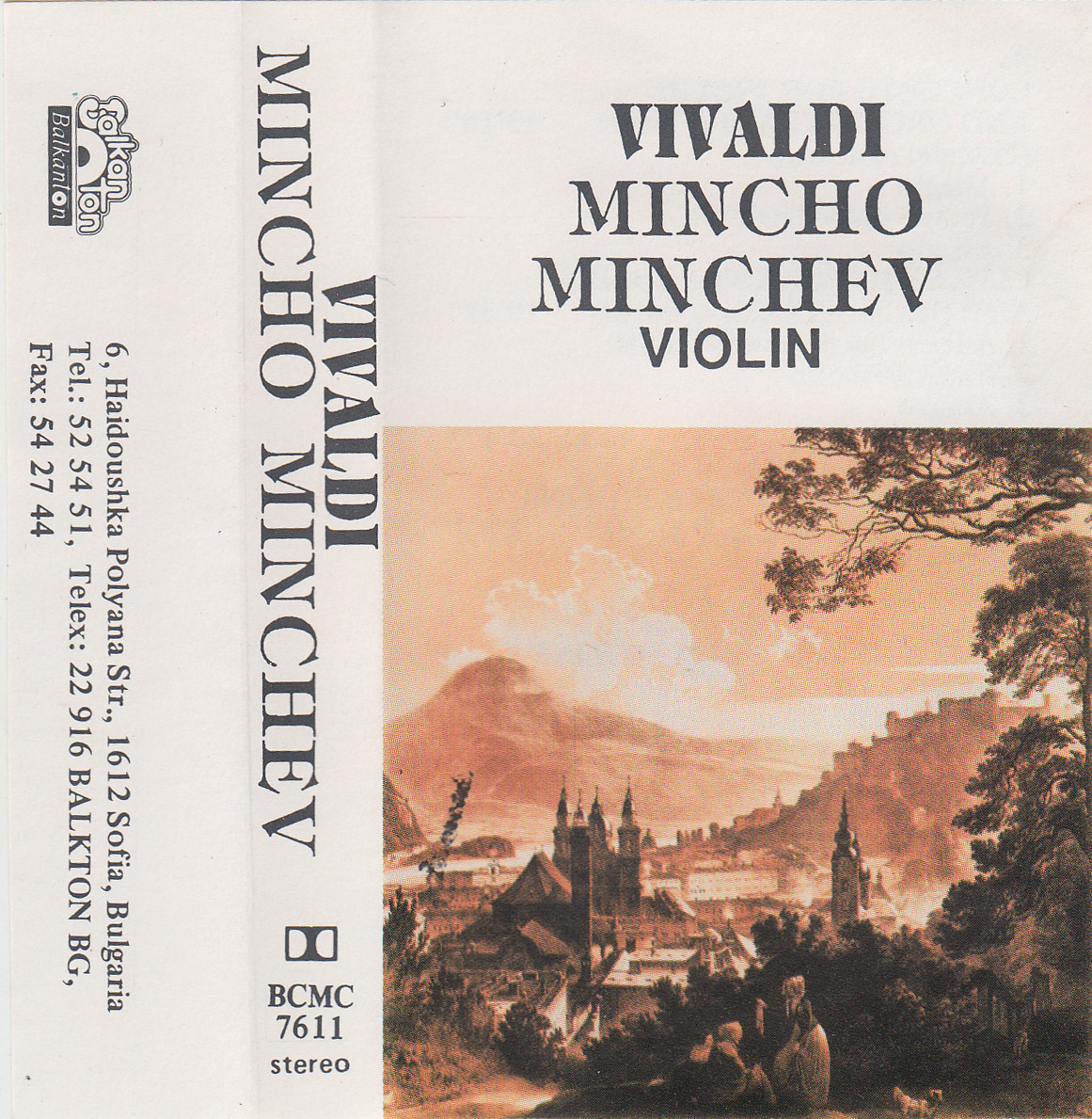 Антонио Вивалди. Минчо МИНЧЕВ - цигулка