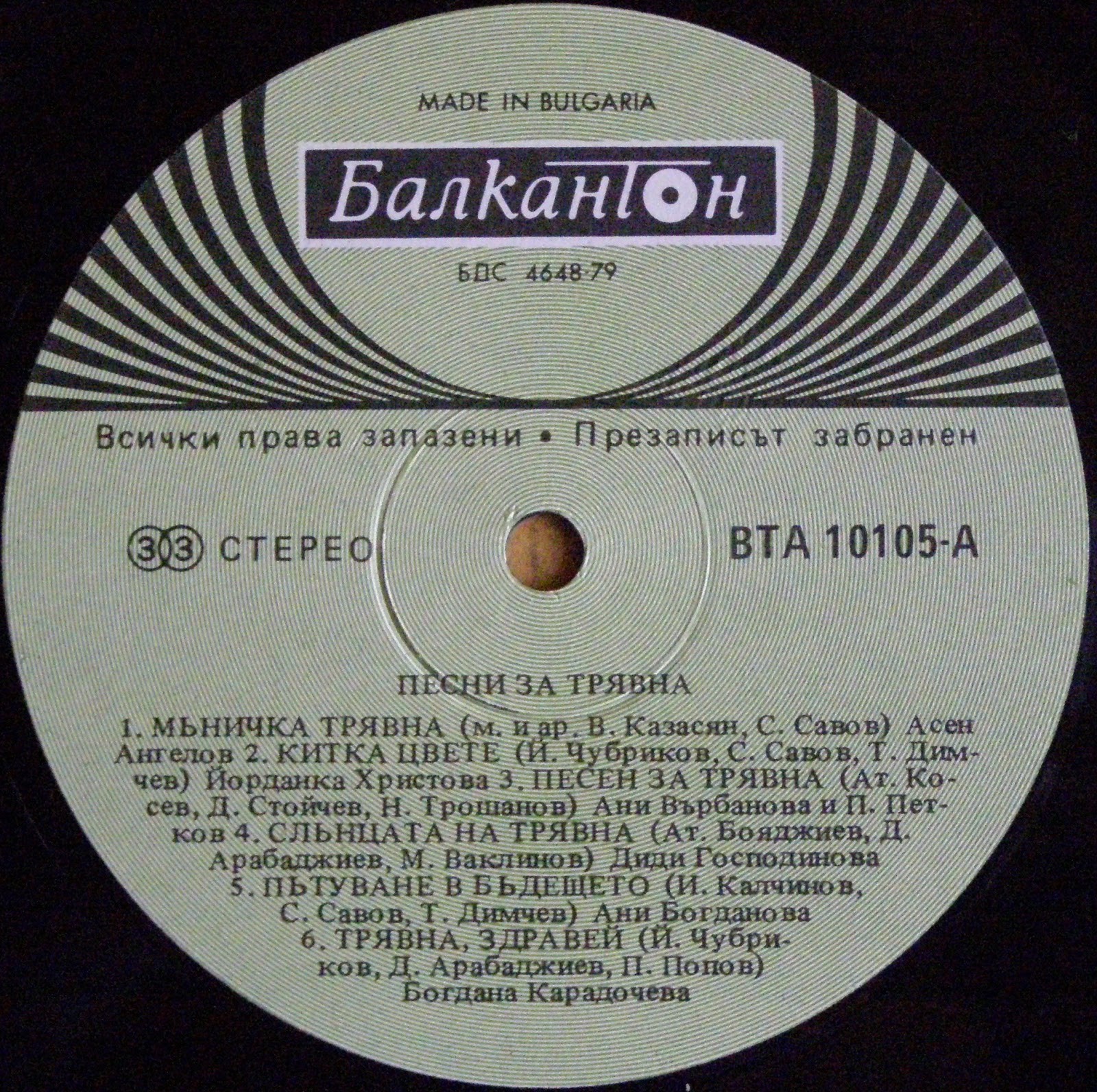 Песни за Трявна