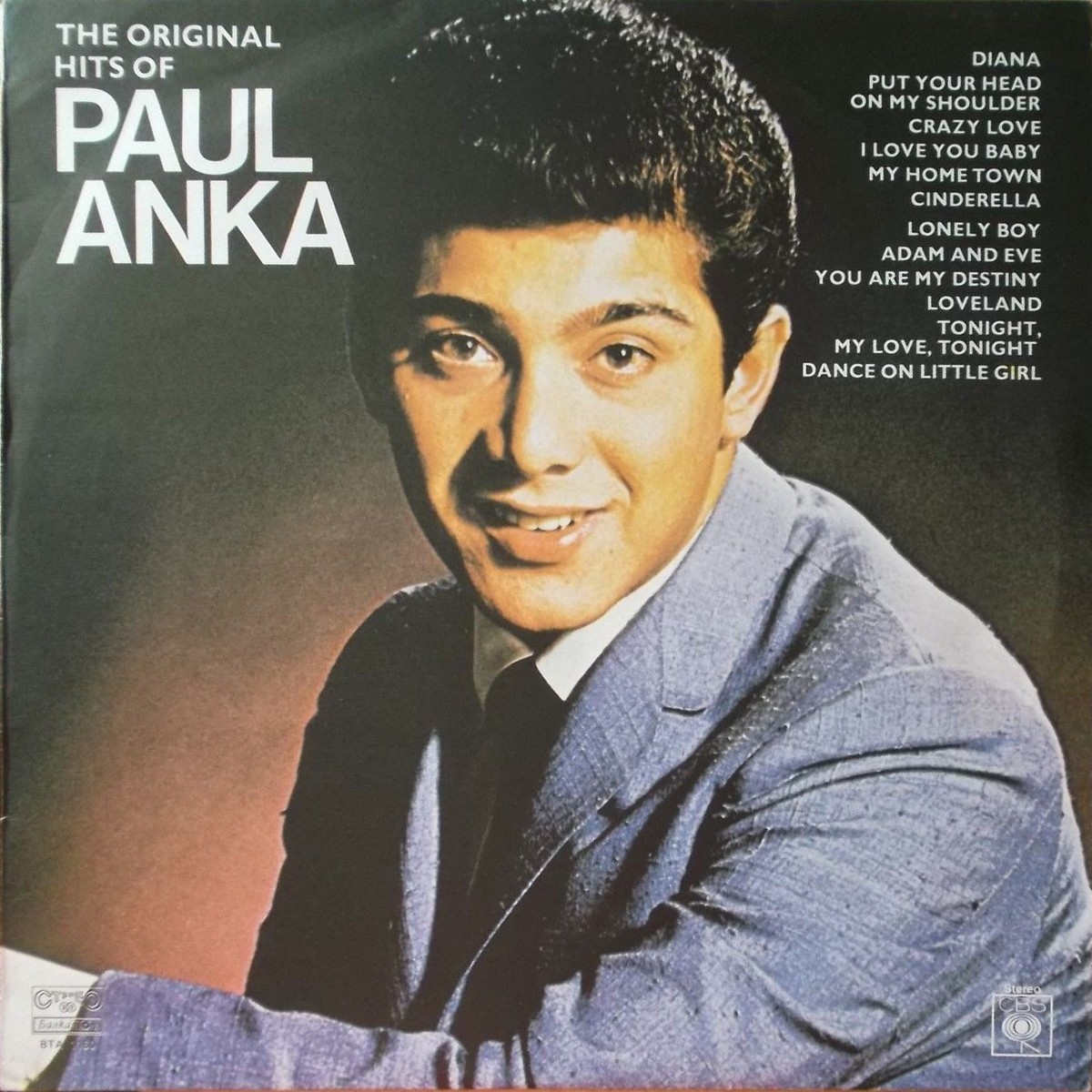 Пол Анка. «The Original Hits of Paul Anka»