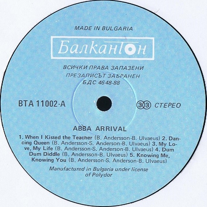 ABBA. Arrival