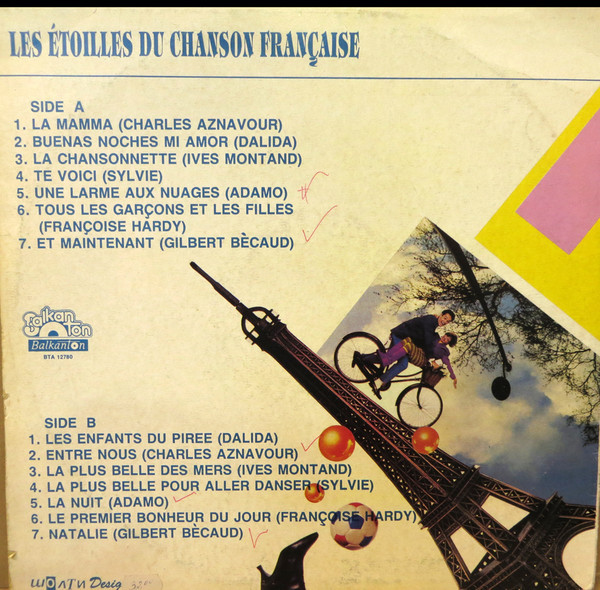 Les etoilles du chanson francaise. 1