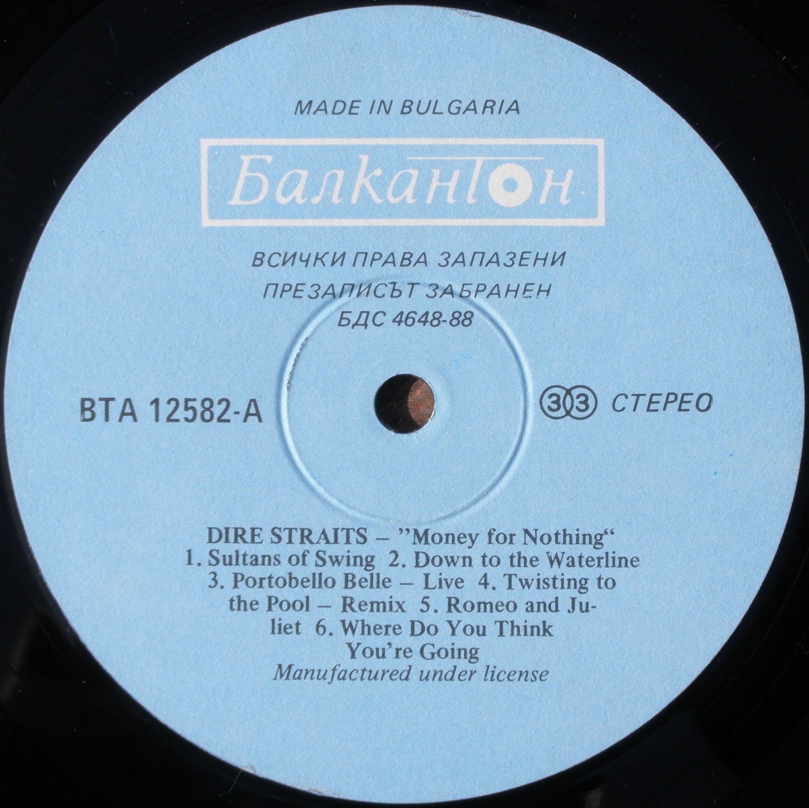 Dire Straits. «Money for Nothing»