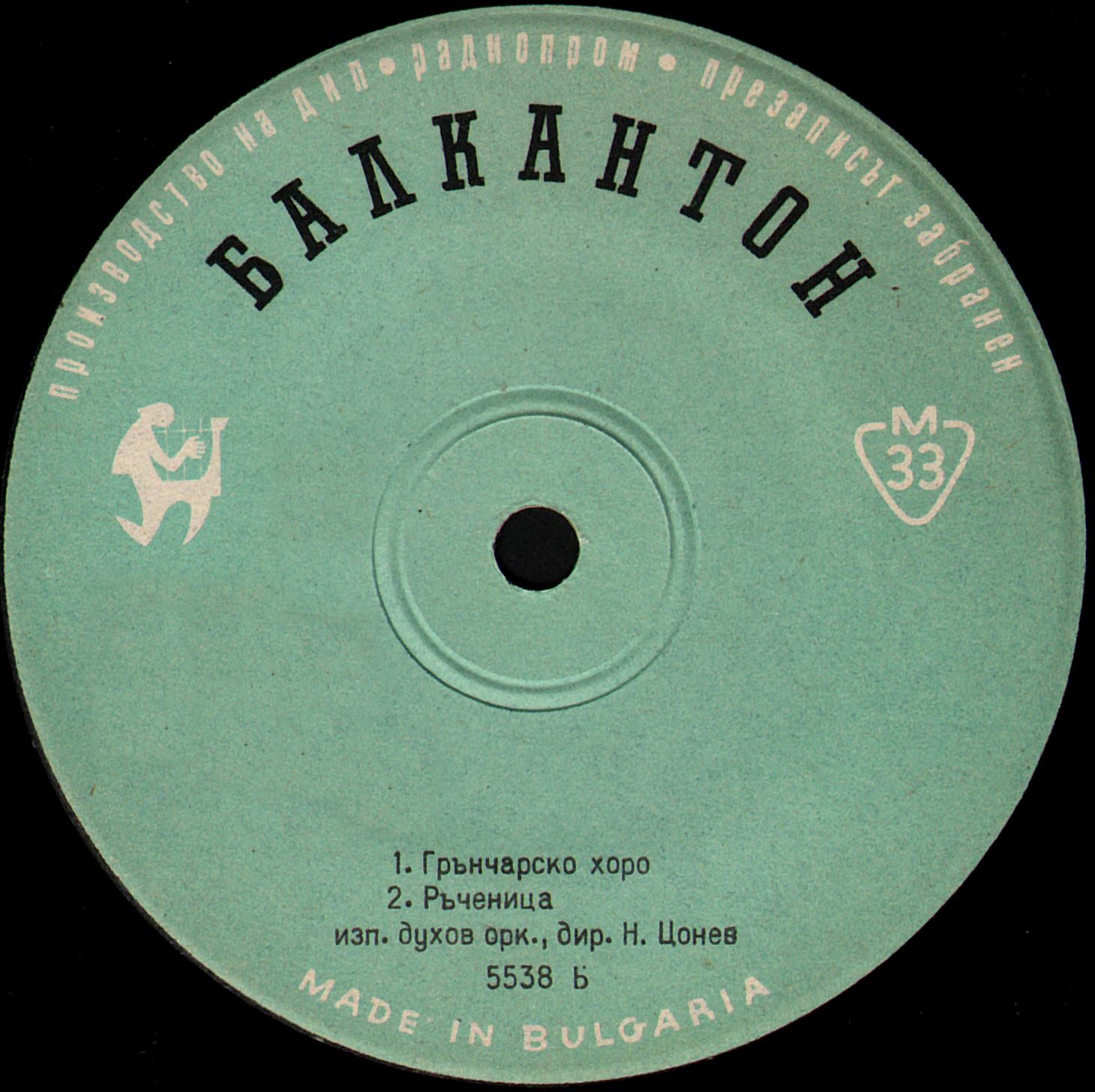 Духов оркестър, рък. Н. Цонев