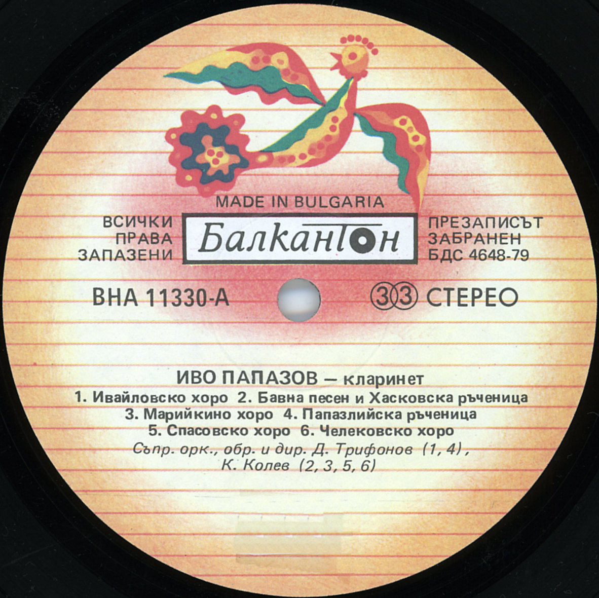 Иво Папазов, кларинет