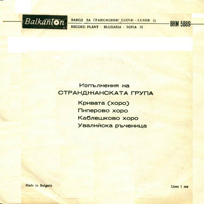 Изпълнения на Странджанската група