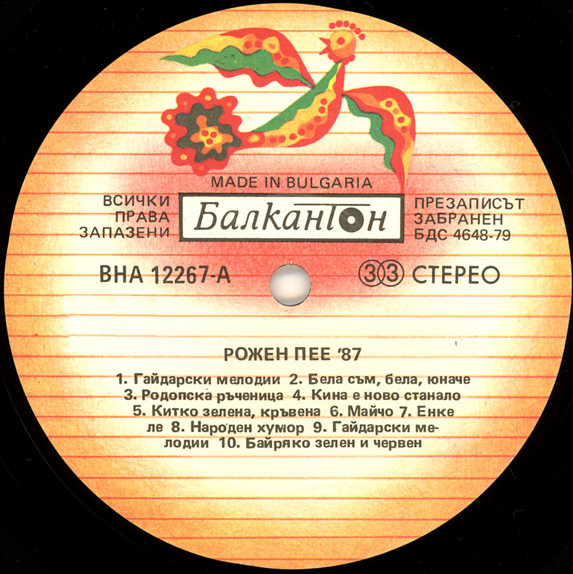 Рожен пее '87