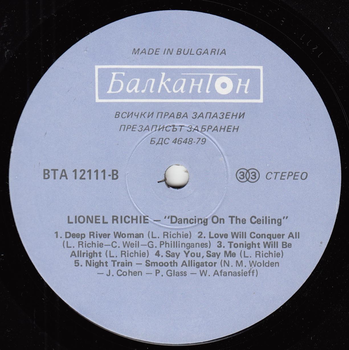 Lionel Richie – Dancing On The Ceiling