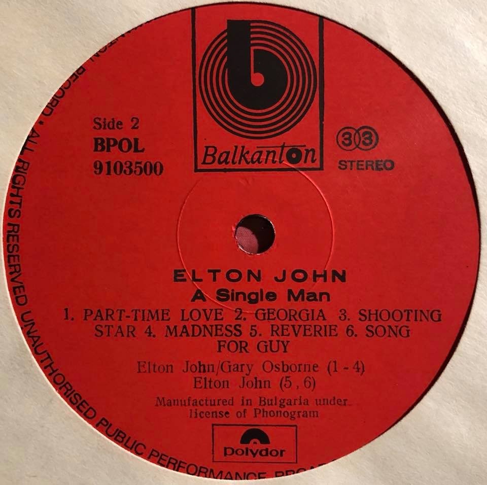 Elton JOHN. A Single Man