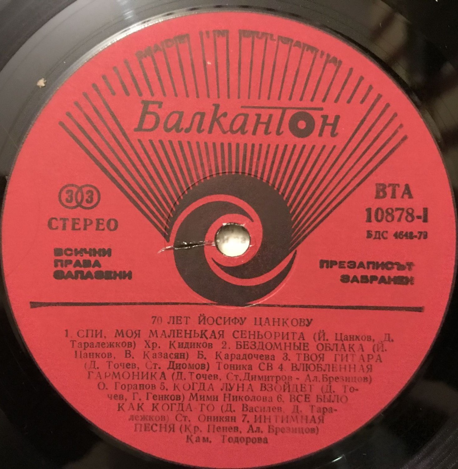 70 години Йосиф Цанков