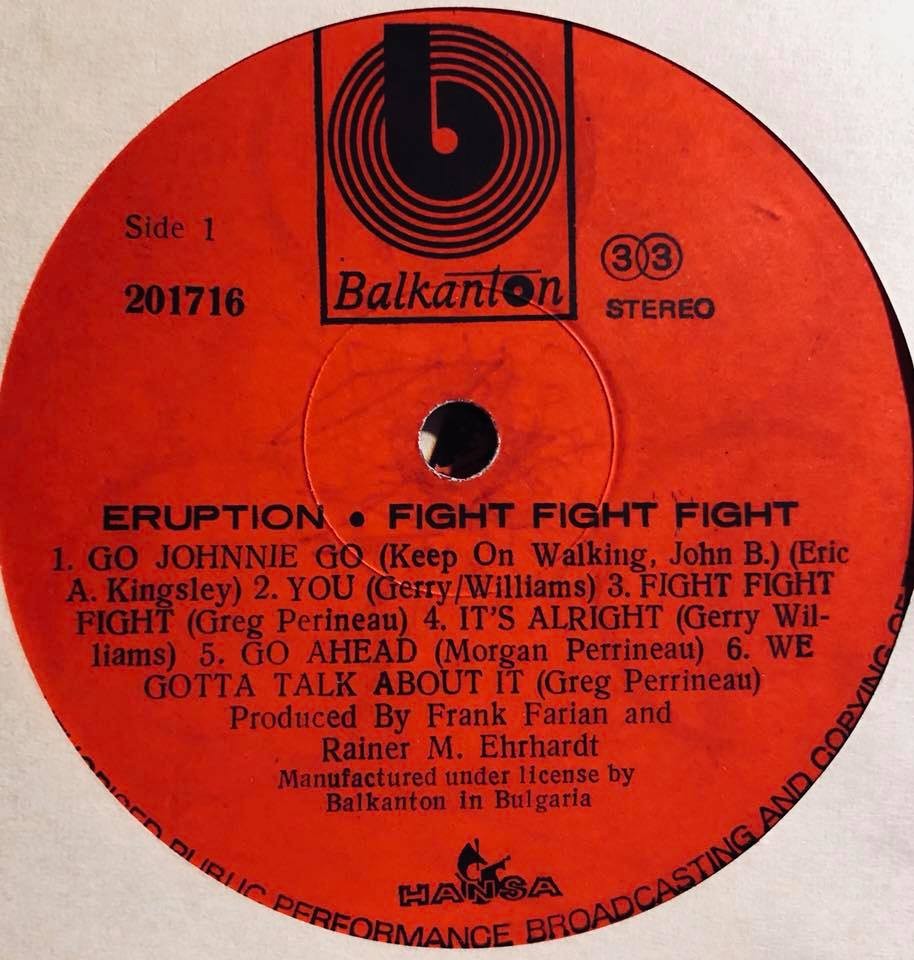 ERUPTION. Fight fight fight