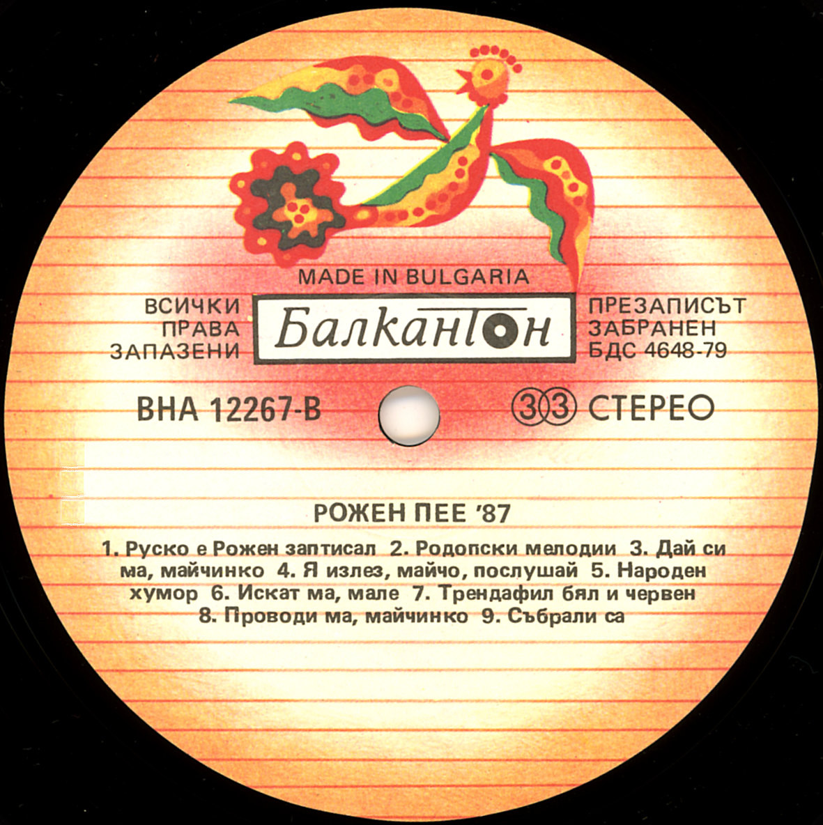 Рожен пее '87
