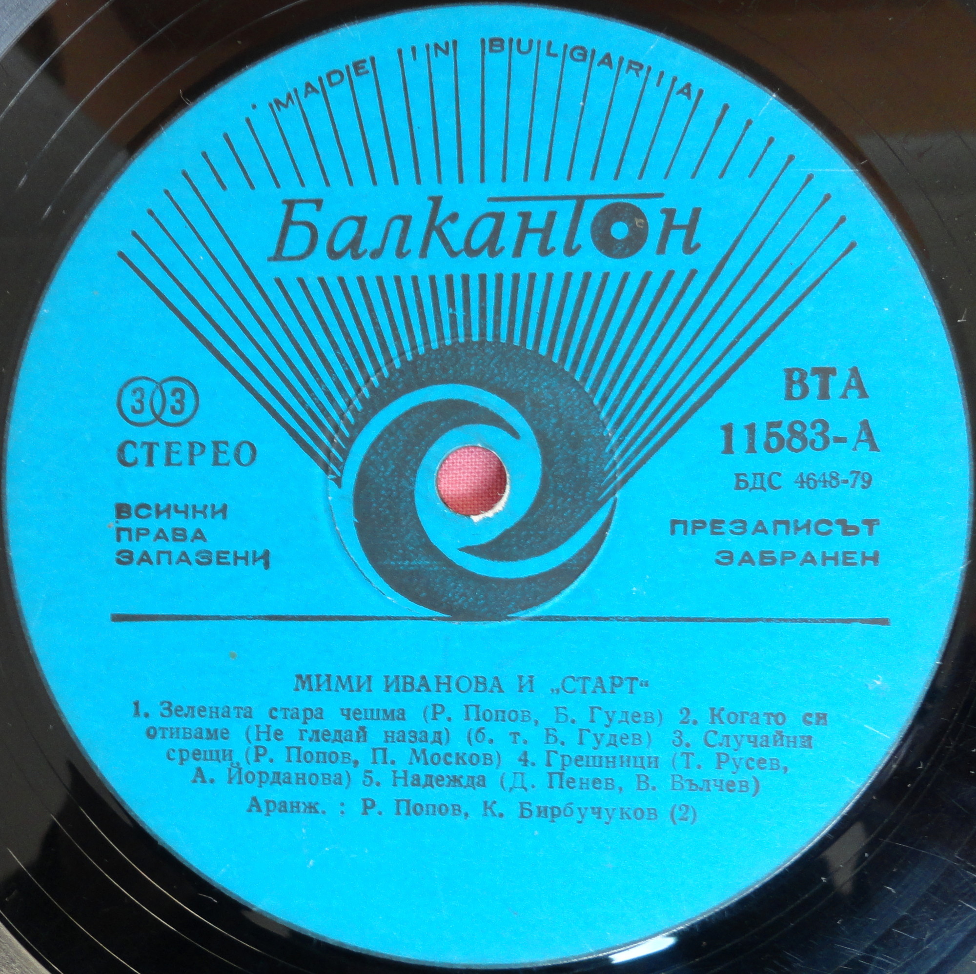 Мими ИВАНОВА и "Старт"