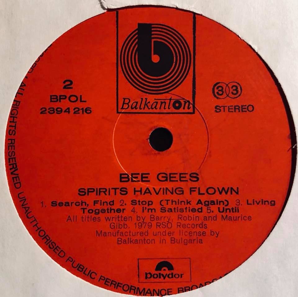 Bee Gees. Spirits Having Flown