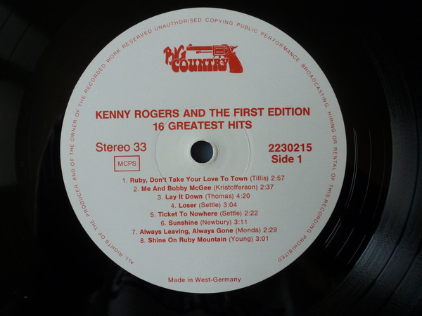 Kenny Rogers. Greatest Hits (2 LP-Set)