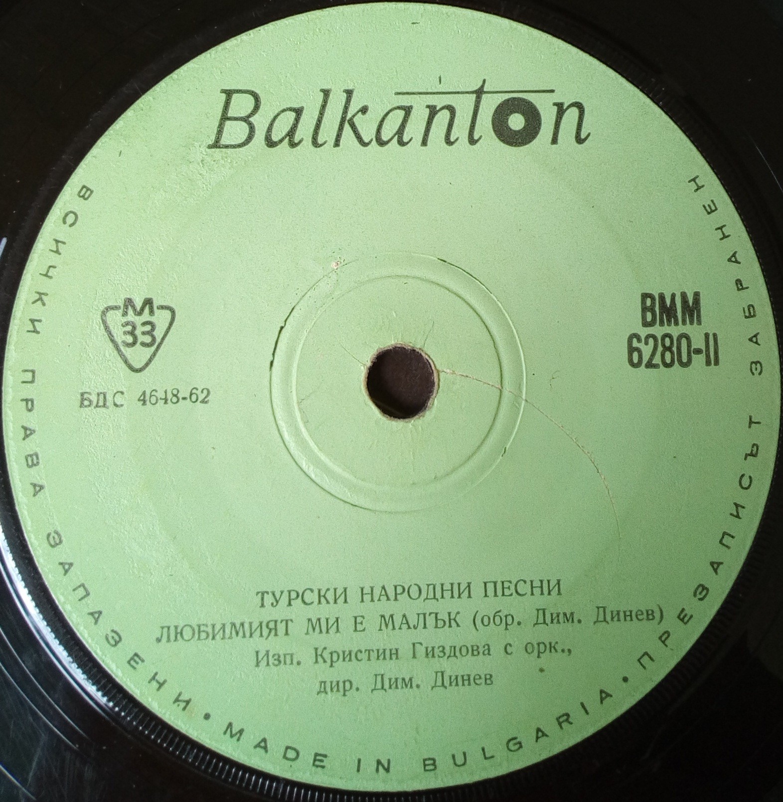 Кристин ГИЗДОВА. Турски народни песни