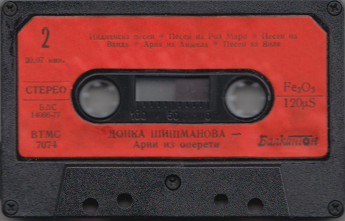 Донка Шишманова - сопран. Арии из оперети
