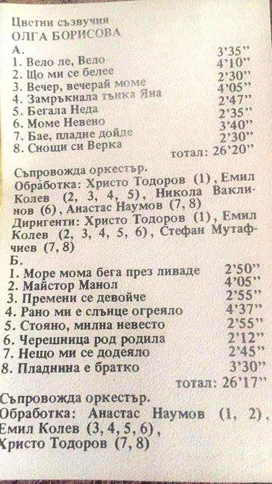 Олга Борисова. Цветни съзвучия