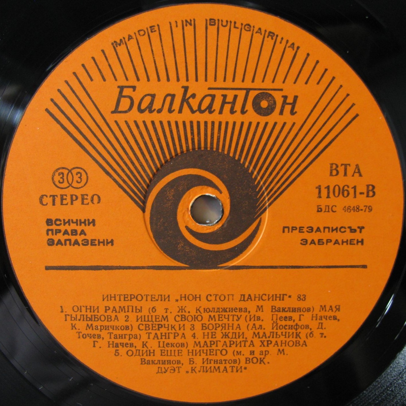 Interhotels. Non stop dancing 1983