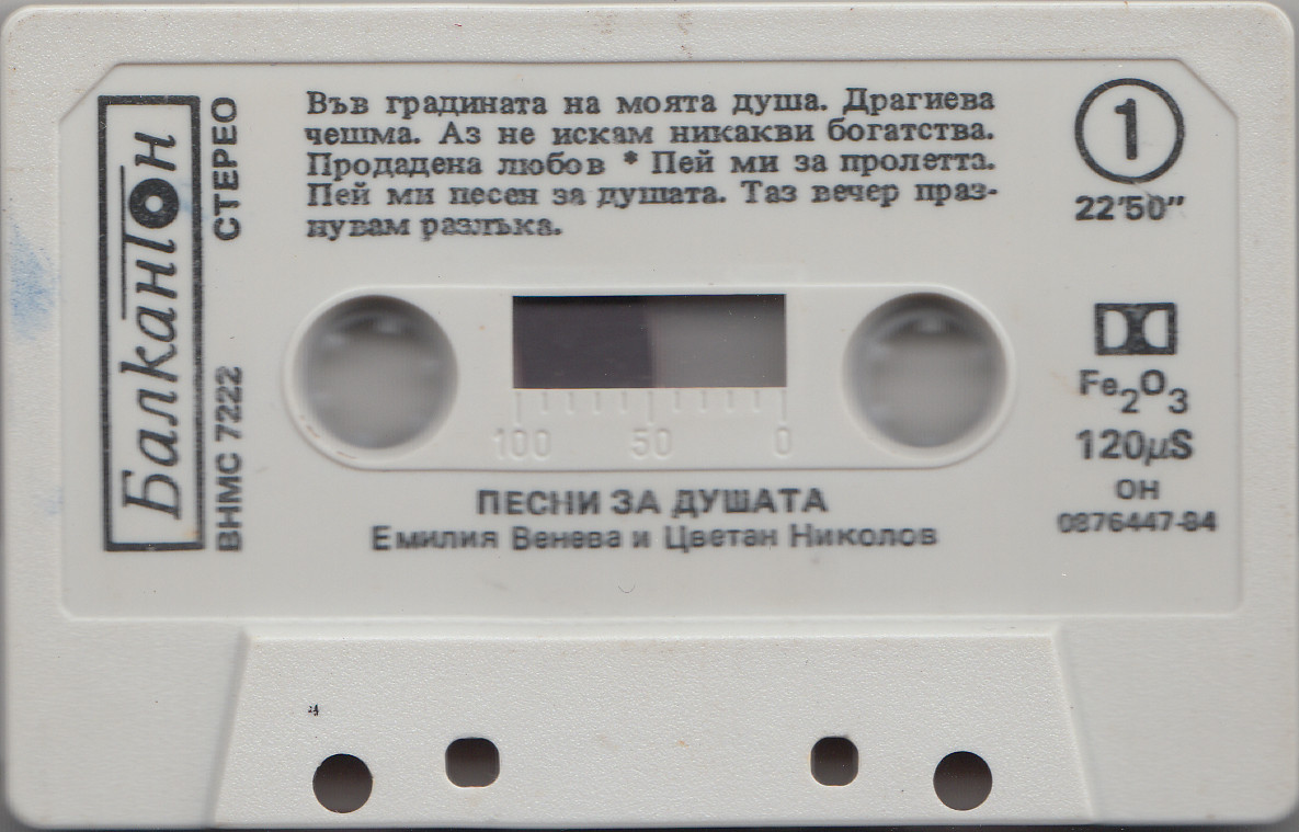 Песни за душата. Емилия ВЕНЕВА и Цветан НИКОЛОВ