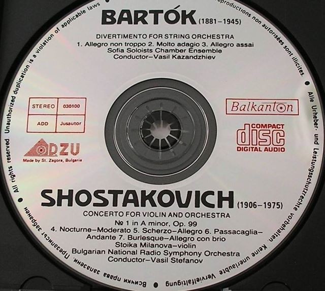 BARTOK / SHOSTAKOVICH