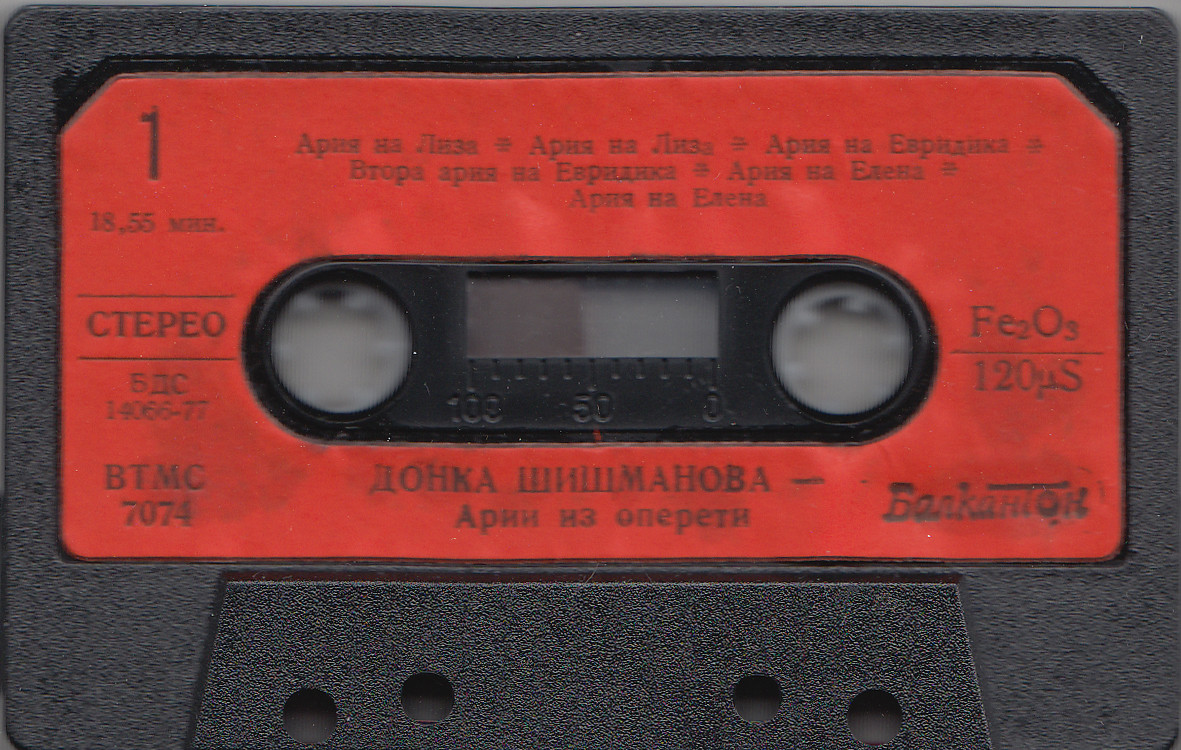 Донка Шишманова - сопран. Арии из оперети