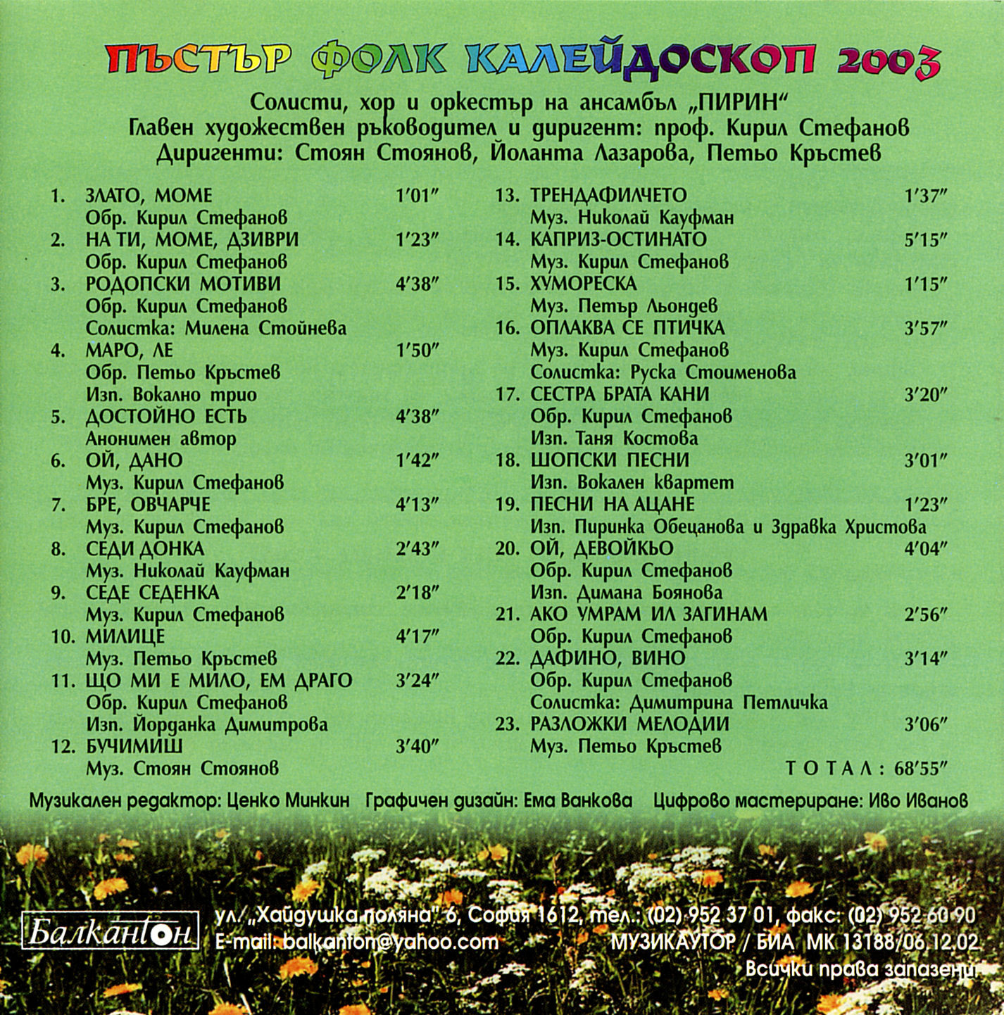 Variegated Folk Kaleidoscope - 'Pirin'