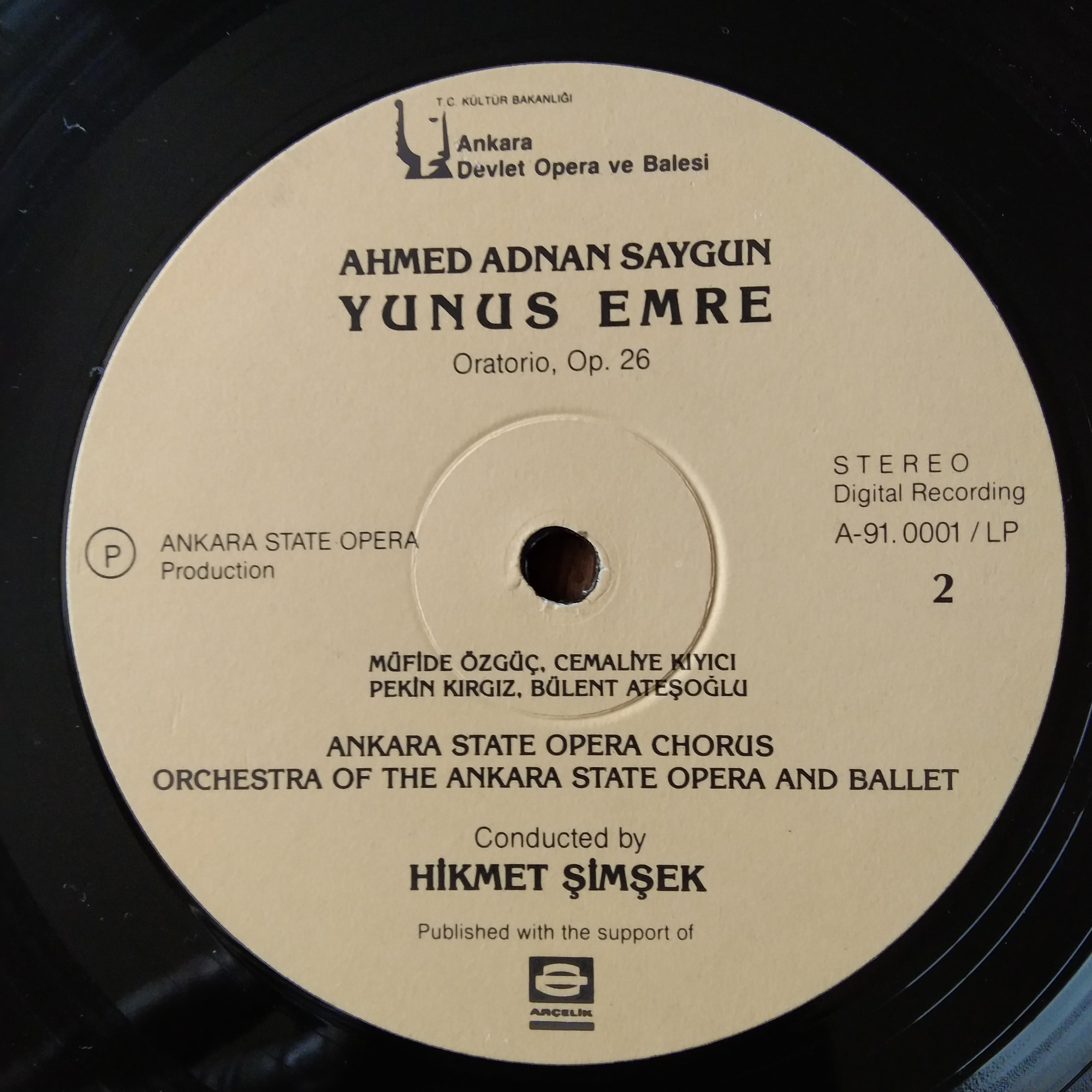 Ahmed Adnan Saygun. Yunus Emre