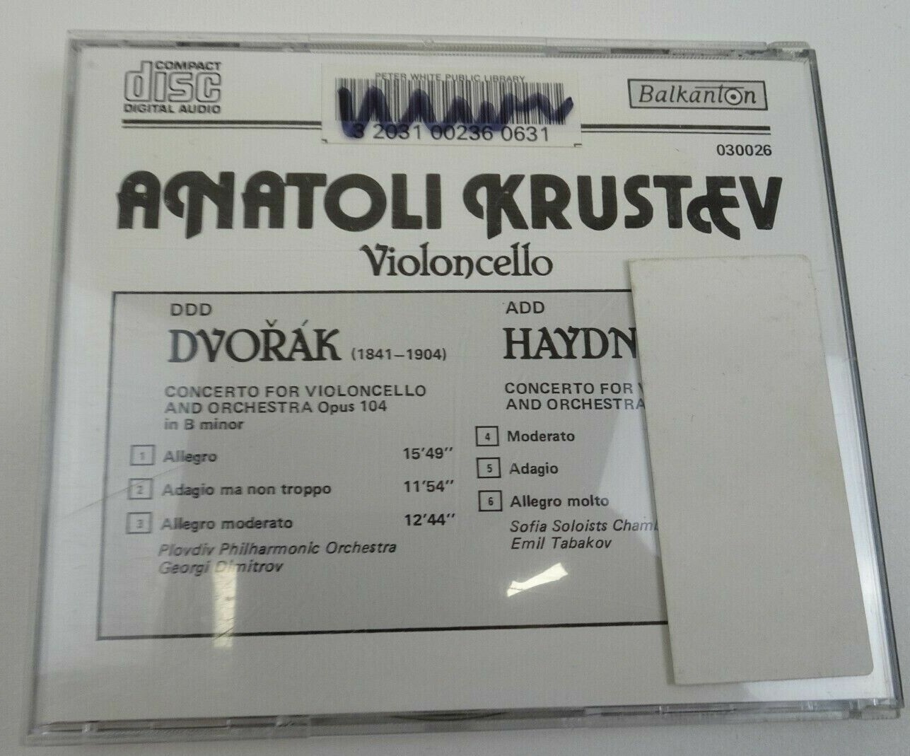 Anatoli Krastev - violoncello