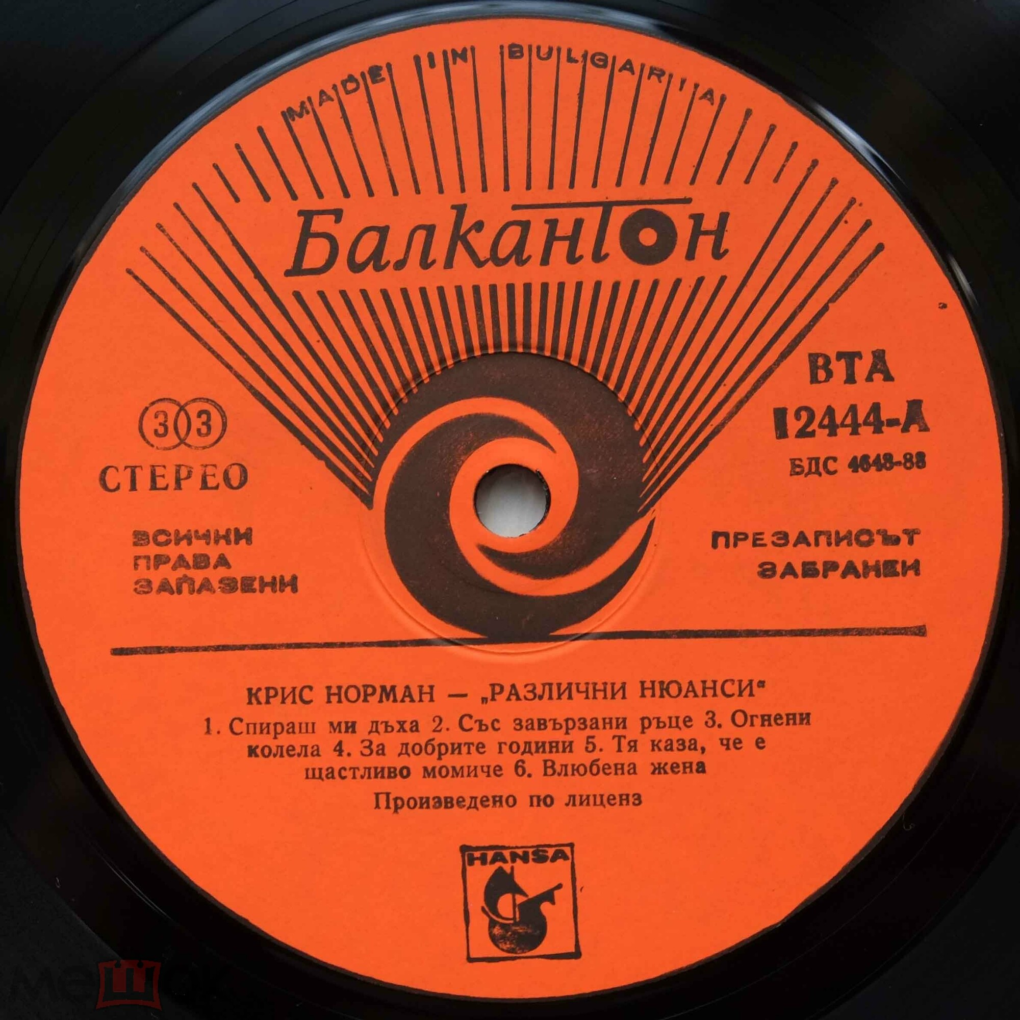 Chris NORMAN. «Different Shades»