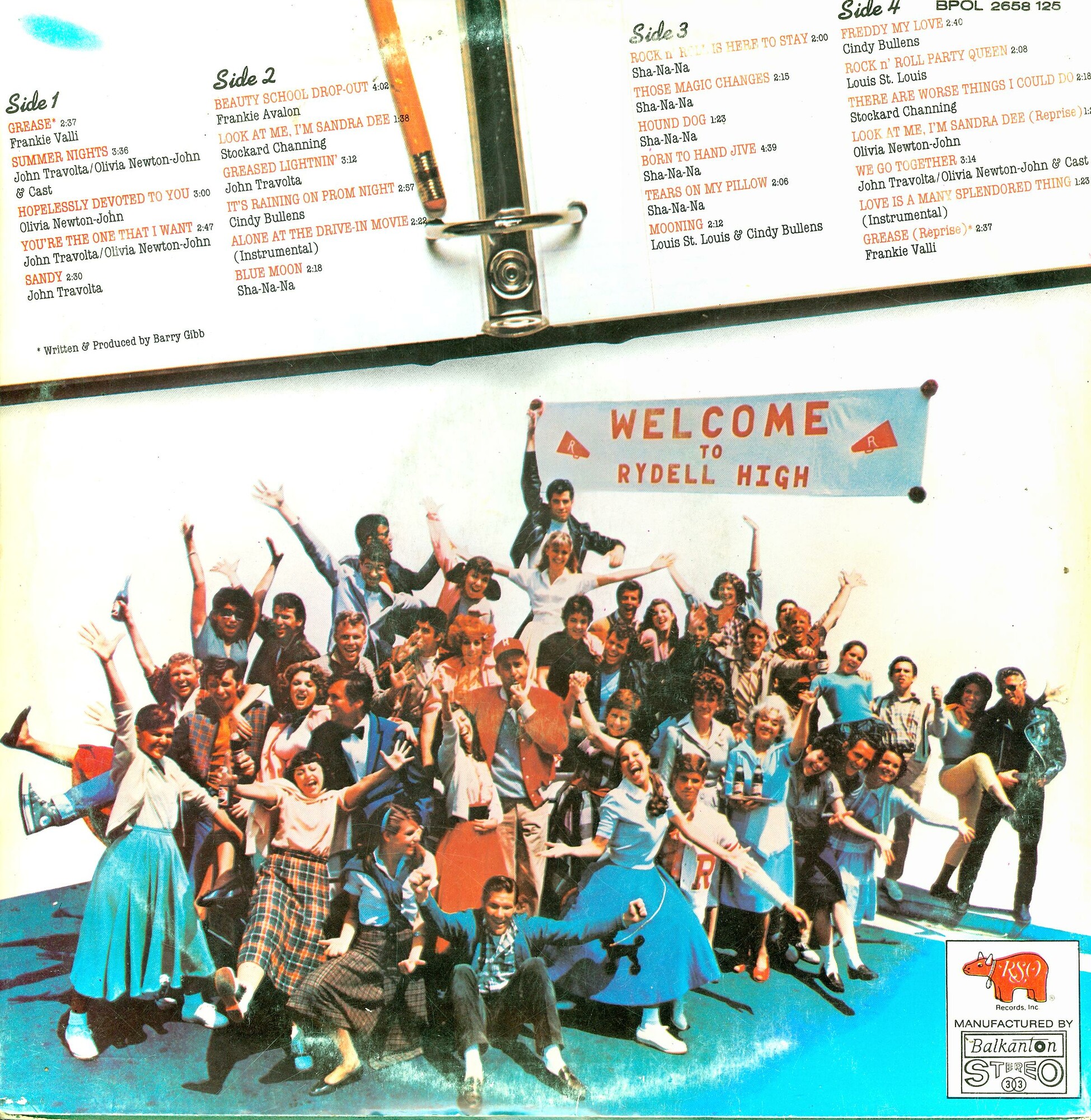 Original Movie Sound Track "Grease"