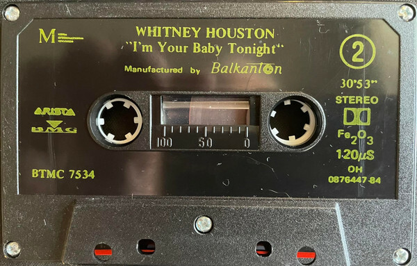 Whitney Houston ‎– I'm Your Baby Tonight